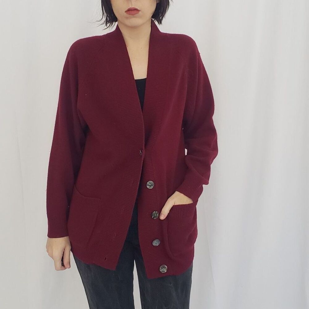 90s Casual Corner Lambswool Cardigan